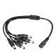 thumbnail image 1 of Divisor de cable DC 1 Hembra a 5 Macho 5.5mm x 2.1mm 36cm para CCTV Cámaras Unique Bargains, 1 of 5