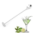 thumbnail image 5 of Dww-cuillre Cocktail avec Pilon Intgr, Acier Inoxydable, 26 Cm, 5 of 5