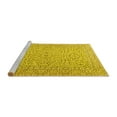 thumbnail image 2 of Ahgly Company Machine Washable Indoor Round Persian Yellow Traditional Area Rugs, 6' Round, 2 of 4