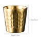 thumbnail image 3 of Stainless Steel Double Layer Mug | Insulated Beer Mug | Flaming Coffee Cup | Silver Finish | Durable Rust Resistant | Portable Outdoor Drinkware | 7.2x7.2x5.5cm | 200g | Single Piece, 3 of 6