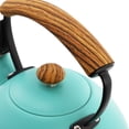 thumbnail image 5 of MegaChef 3.2 Quart Whistling Tea Kettle with Wood Grain Nylon Cool Touch Handle, Matte, 5 of 7