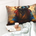 thumbnail image 4 of Kdxio Cotton Pillow Cases 20"x30" Pillowcases,Soft and Breathable Bedroom Pillow Cases-Prairie Meditating Raccoon-No Pillow Core, 4 of 5