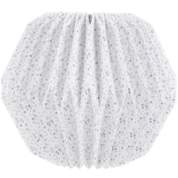 Lamp Shades For Small Modern Lampshade Protect Light Bulb From Dust Decorate Home -Blue 34x26cm Foldable 1Pcs