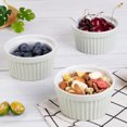 thumbnail image 3 of 8Oz Porcelain Bowls, 8 Pcs Ceramic Dipping Sauce Bowls, Porcelain Ramekins Bowl, 3 of 7