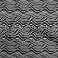 thumbnail image 1 of oneOone Polyester Spandex Black Fabric Abstract Stripe Sewing Material Print Fabric By The Yard 56 Inch Wide, 1 of 5
