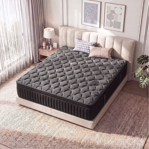 SIYATU 12 inch Full Size Mattress in a Box,Gel Memory Foam for Cooling Night Sleep & Pressure Relief,Motion Isolation & CertiPUR-US Certified