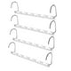 thumbnail image 1 of Organizador Perchas de armario de ropa de metal universales medio toroidales Estantes prácticos (4 piezas) Likrtyny  Libre de BPA, 1 of 3