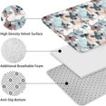 thumbnail image 5 of Light Color Butterfly Leaf Pattern Bathroom Rugs Sets 3 Piece,Toilet Cover Set,Absorbent Non Slip Bathroom Mats Sets with U-Shaped Contour Rug Toilet Rug Set, 5 of 5
