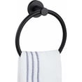 thumbnail image 1 of 1 Pack Anneau Porte-Serviettes Noir Mat pour Salle de Bain, Support Mural en Acier Inoxydable Robuste, 1 of 3
