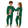 thumbnail image 7 of Themed Kids Pajama Cozy Holiday Print Loungewear For Girls Festive Family Sleepwear Soft Two Piece Outfit, 7 of 7
