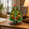 thumbnail image 5 of Christmas Tree Diamond Art Kit, DIY Hanging Ornament for Adults and Beginners, Tree Window Wall Decor and Handmade Gift, 5 of 7