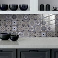 thumbnail image 4 of 10pc Peel And Stick Ceramic Tile Paste 3D Lattice Crystal Ceramic Tile Paste DIY Waterproof Self Adhesive Wall Sticker, 4 of 8
