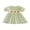Green, variant on Cjfdfy Toddler Baby Girls Halloween Dress Thanksgiving Outfit Infant Baby Girls Summer Fall Smocked Dress Fall Pumpkin Embroidered Doll Collar Puff Short Sleeve Dress