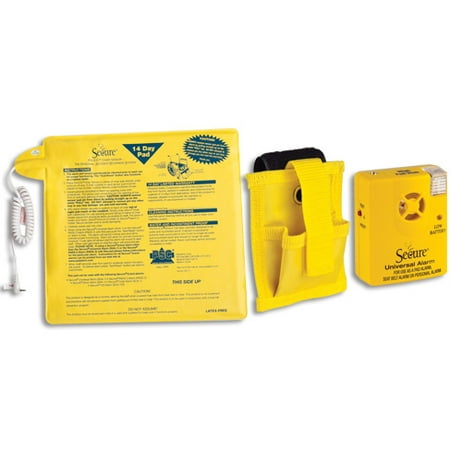 Chair Sentry Monitor Secure 14CSET-1Y Chair Exit Patient Alarm Set for Fall Prevention and Wandering Management - SUA-1 Tamper-Proof Alarm Monitor & Pressure Sensitive Chair Pad ()