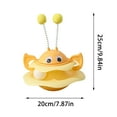 thumbnail image 2 of Interactive Cat Toy Set Tumbler Design Spring Stick And Track Bringing ( Durable Cat Boredom) Hanukkah Dog Dog Tough Squeaky Holiday for Small Dogs Small Latex Squeaky Dog Rope for Dogs Medium Breed, 2 of 3