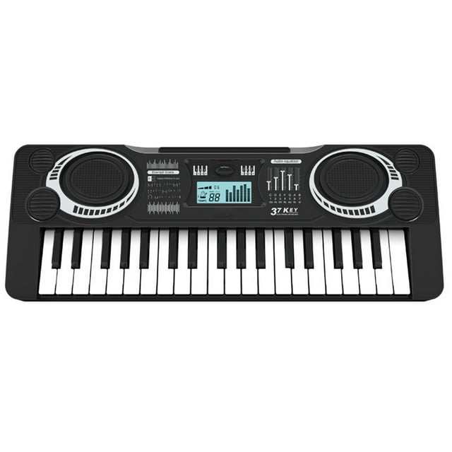 37 Keys Kids Keyboard Piano Multifunction Educational Musical Instrument Toy With Music And Play Modes For Boys Girls Early Learning 13.78X5.11X1.8 Inches 0.73Lb