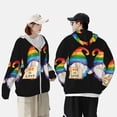 thumbnail image 4 of Fotbe Happy Pride Gnome Chaqueta con Protección Solar UPF 50+ para Hombre y Mujer, Camisa con Capucha y Bolsillos-Small, 4 of 7