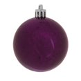 thumbnail image 1 of Vickerman M166626 Plum Shiny Mercury Ball Ornament - 8 in., 1 of 2