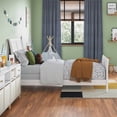thumbnail image 3 of AFI Portland Twin Wood Foundation Bed Frame with Matching Footboard White, 3 of 13