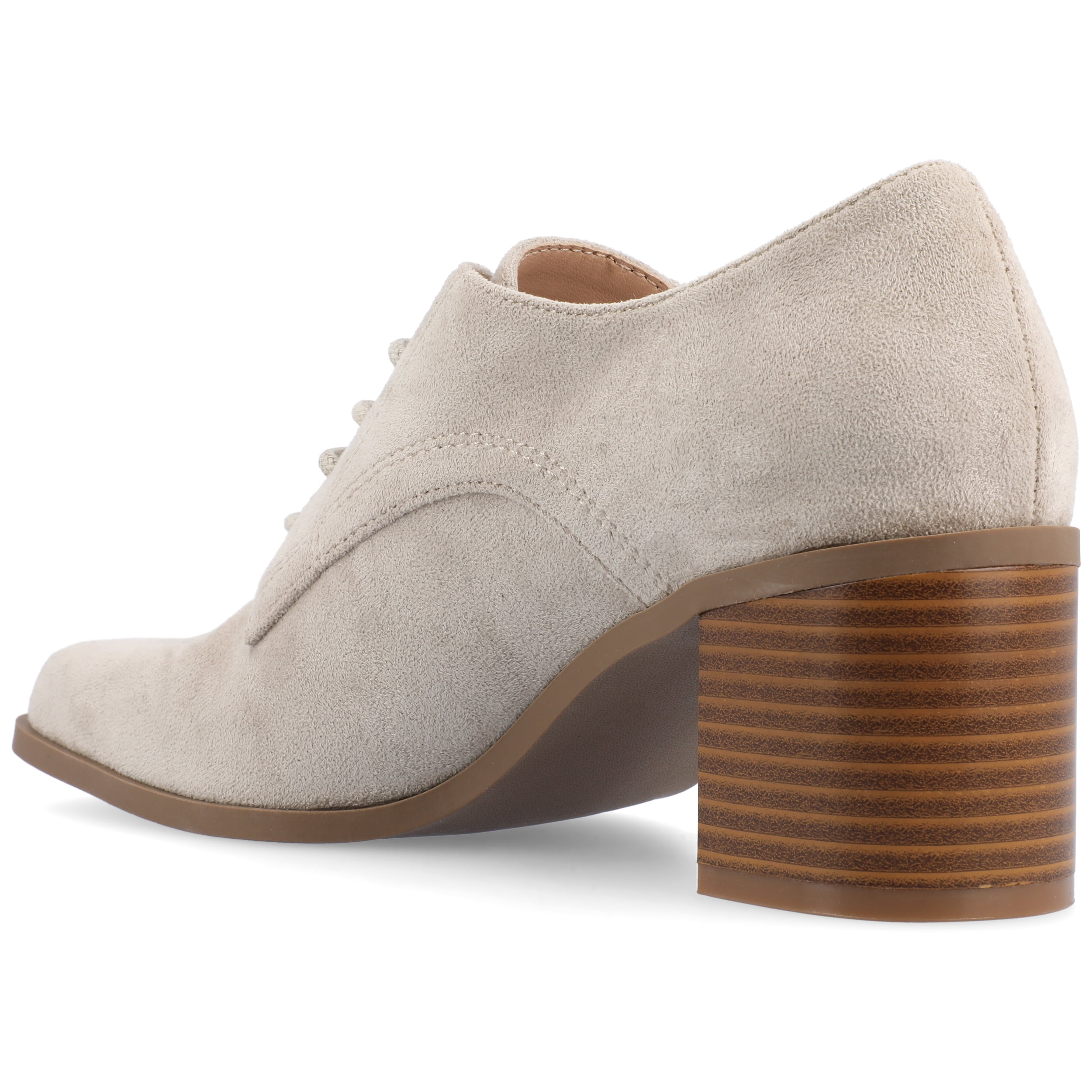 Journee Womens Sylvan Lace Up Square Toe Pumps