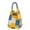 Yellow, variant on LAVA Mini Knit Tote Women Striped Crochet Bucket Handbag Small Purse Shoulder Bag Vacation Lightweight Beach Bag (Black)
