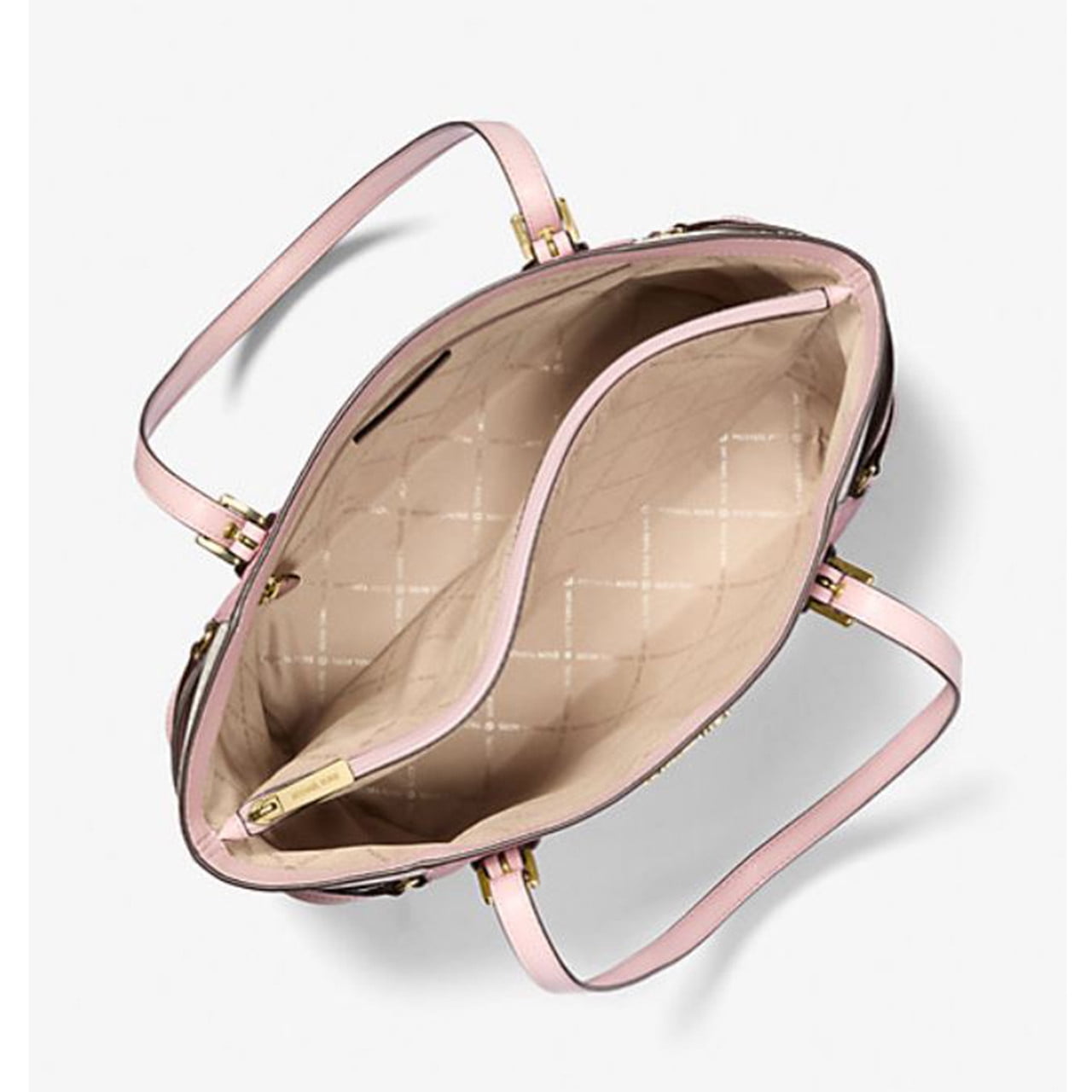 Michael Kors Voyager Tote Bag, Colour-Block Pink, Adjustable