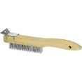 thumbnail image 2 of Wire Brush/Row Wood Hndl 4x16, 2 of 3