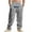 Gray, variant on Under $10 Summer Linen Pants for Men American Flag Casual Pants Lightweight Straight Leg Drawstring Beach Trousers with Pockets