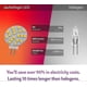 thumbnail image 5 of Warm White G4 Round Led Lamps, 2w Replaces 20w Base Halogen Bulb, 12v Ac/10-30v Dc, G4 Illuminant For Recessed Under Cabinet Lighting, 6pcs, 5 of 5