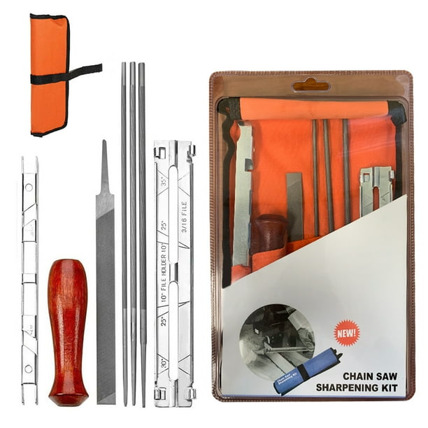 Benjamin Chainsaw Sharpener Kit,3 Sizes Chainsaw File, Chainsaw