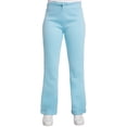 thumbnail image 2 of Sweet Vibes Women's Fleece Contrast Color Piping Flare Bottom Sweatpants Drawstring Waist, 2 of 4