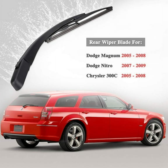 Rear Window Wiper Blade & Windshield Wipers Arm for Magnum 2005-2008, Nitro 2007-2009, 2005 -2008 5140654AA