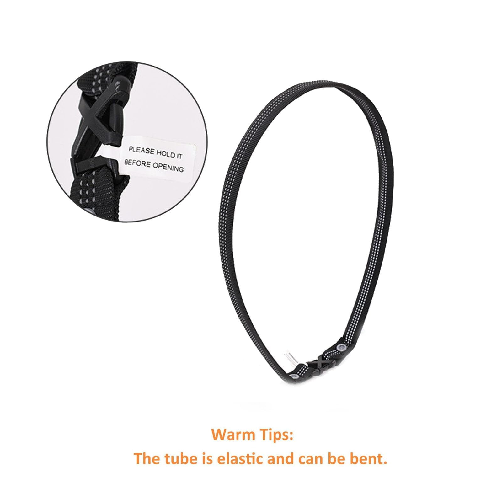Blind Dog Harness Guiding Device, Lightweight Collar for Blind Dog, Adjustable Blind Cat Accessories, Pet Anti-Collision Ring for Protective&Build Confidence XL