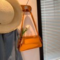 thumbnail image 1 of Y2K Bolso de mano Bolso de hombro de cuero de PU Bolso diario para mujer (naranja), 1 of 7