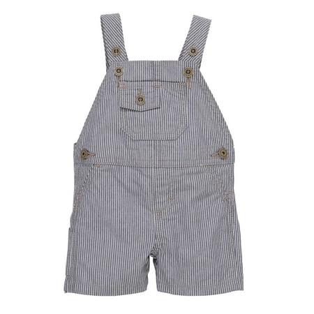 Cream Boys Overalls - Baby Boy Shortalls