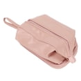 thumbnail image 2 of Bolsa de viaje para cosméticos, bolsa de maquillaje grande, bolsa de maquillaje de viaje doble, bolsa de maquillaje de cuero PU, máxima confiabilidad, 2 of 8