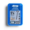thumbnail image 1 of Kreg Zinc Pocket-Hole Screws - SML-C125-250 - 1-1/4 Inch - Coarse Thread - Maxi-Loc Head - Indoor - 250 Count, 1 of 7
