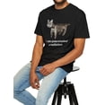 thumbnail image 1 of Men's Summer Comfy T-shirt, Stylish Cat Print Short Sleeve Tee, Trendy Casual Top For Daily Life, Casual Sporty Tee, Summer Gifts, 1 of 6