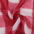thumbnail image 4 of Buffalo Plaid Tier Curtains, Rod Pocket Checkered Light Filtering Curtain Valance, 4 of 6
