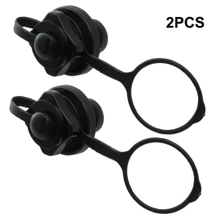 

ALSLIAO for Vegas for Premium for Miami for Riviera Air Cap Screw Valve Bw54112Black 2Pcs