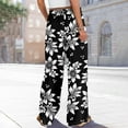thumbnail image 5 of MEICHEN Dress Pants Women Petite High Waisted Wide Leg Summer Beach Vacation Women's Pants Casual Trousers, 5 of 7