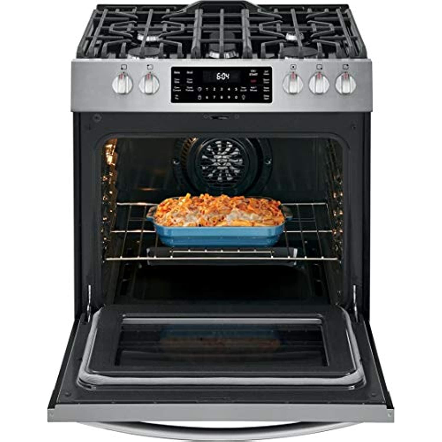 Frigidaire FGGH3047VF 30" Gallery Series Gas Range with 5 Sealed Burners, griddle, True Convection Oven, Self Cleaning, Air Fry Function, in Stainless Steel - image 3 of 10