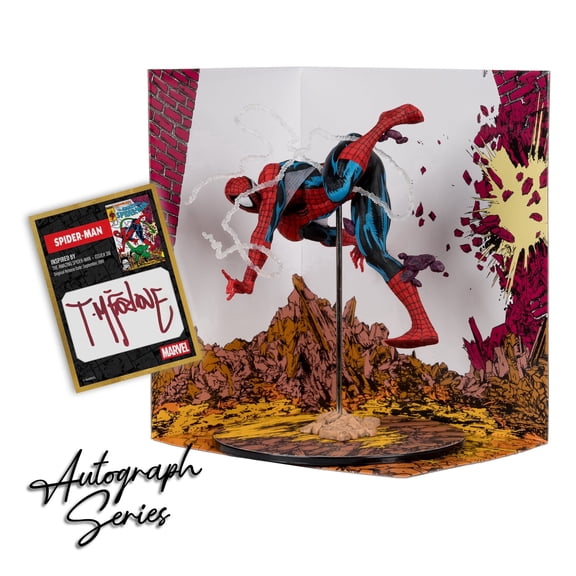 Marvel Spider-Man 1:10th Scale Collectible Autograph Series Gold Label (Amazing Spider-Man #318) - McFarlane Toys