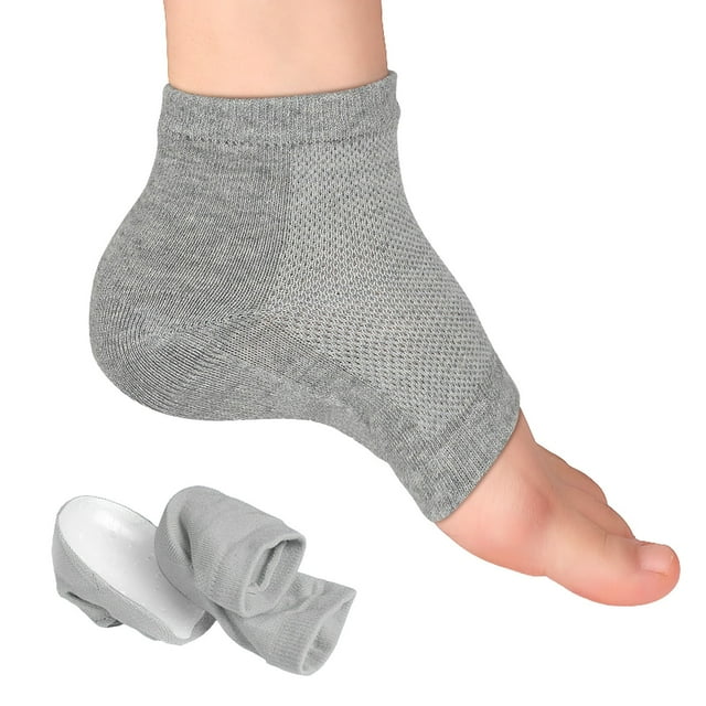 WTXUE Heel Socks, No Show Socks Men, Rizzsoles Rizzsoles Height Max Socks Rizzsoles Height Max Insoles 3 Inches Rizzsoles 3 Inches Half Height Increase Insoles, Grey, 3.5