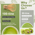 thumbnail image 2 of 5Pcs Matcha Whisk Set, 18OZ Bowl with Spout, Japanese Ceremony Matcha Whisks Kit, Gift for Matcha Lovers Beginner,5 x Matcha Whisk Set, 2 of 7