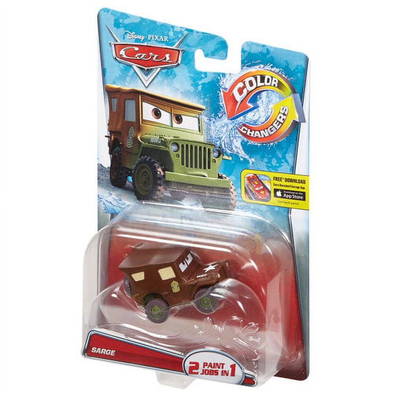 Disney/Pixar Cars Color Changers Sarge Vehicle - Walmart.com