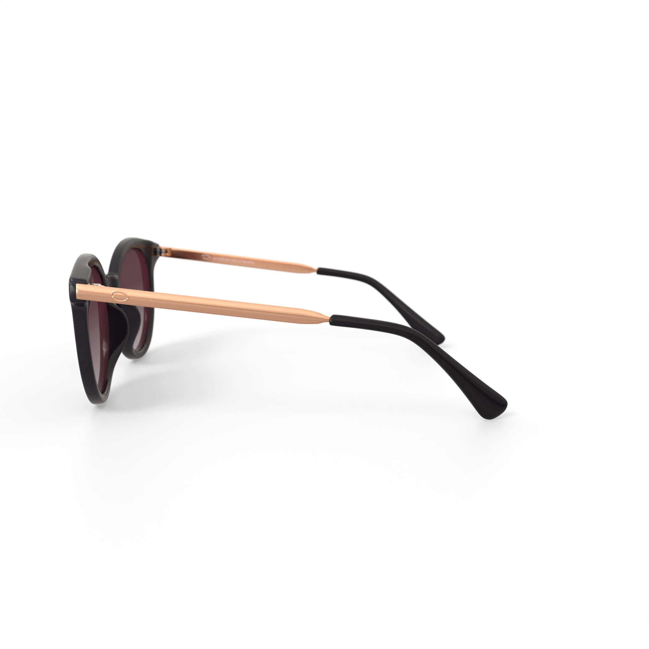 Oscar Women's Rx'able Fashion Sunglasses, O1289, Black, 51-22-146, with Case
