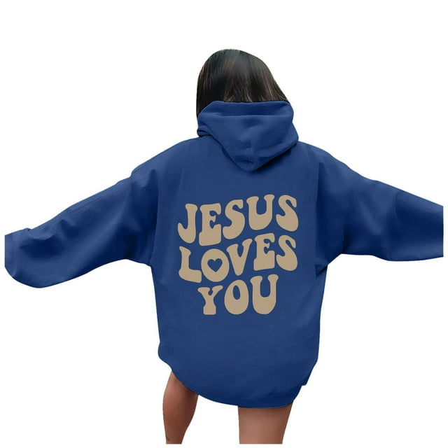 VBARHMQRT College Sweatshirts Autumn Winter Hoodie Neck Solid Color Printed Long Sleeve Pullover Sweatshirt