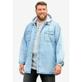 thumbnail image 4 of Boulder Creek By Kingsize Men's Big & Tall  Removable Hood Shirt Jacket, 4 of 6