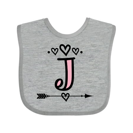 

Inktastic Letter J Monogram Tribal Arrow Gift Baby Girl Bib